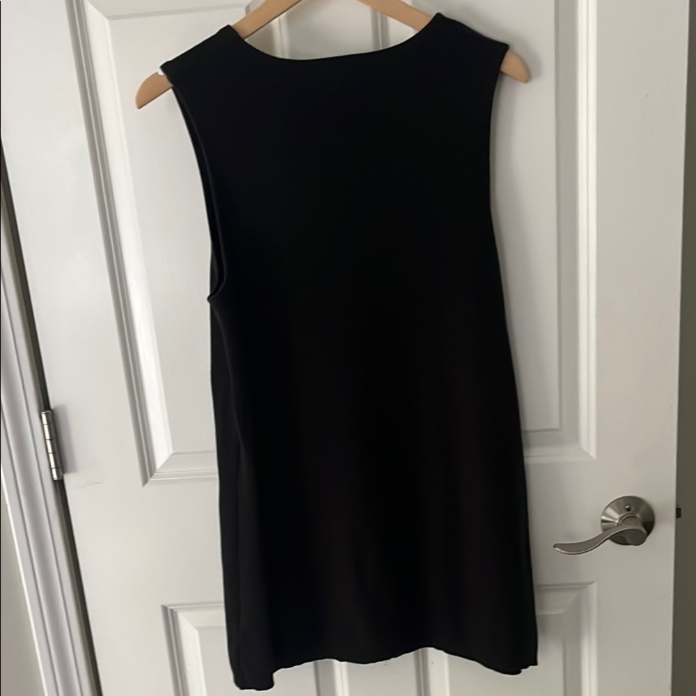 Jones New York Vintage Black Sleeveless  zip up Tunic size medium - Picture 7 of 7